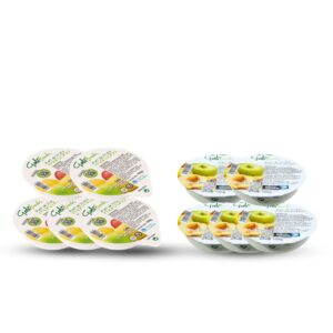Pack De Puré de Frutas de Manzana y Manzana-Melocotón (10uds)