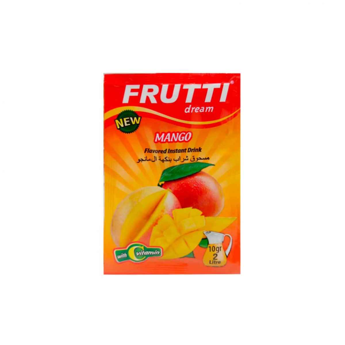 Refresco en Polvo Sabor Mango rinde 2L