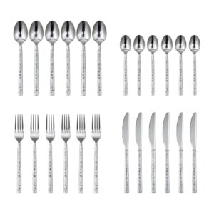 Set De Cubiertos Acero Inoxidable 24ud