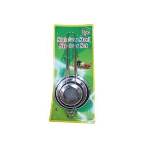 Juego De Coladores Metálicos 3ud