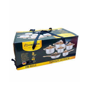 Set De Cazuelas Inoxidables 12pzas