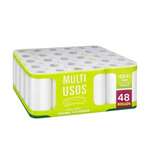 Papel Cocina Multiusos 48 rollos (12paqx4 ud)