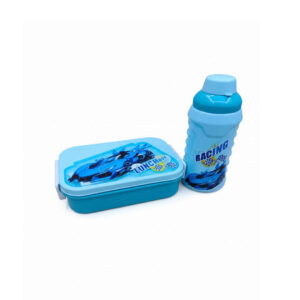 Set de Lunchera Infantil con Botella y Cubiertos Cierre Lateral