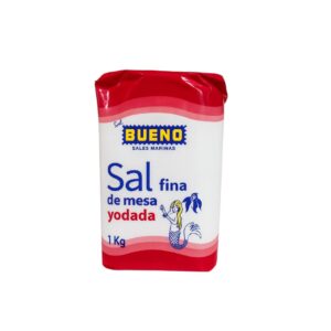 Sal Fina De Mesa Yodada Bueno 1Kg