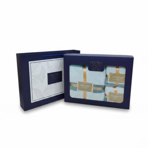 Set de Toallas de Baño Súper Absorbentes a Cuadros (3 Piezas)