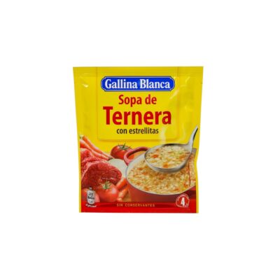 Sopa De Ternera Con Estrellitas Gallina Blanca 74g
