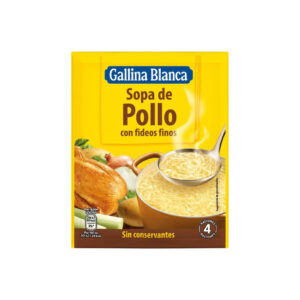 Sopa de Pollo con Fideos Gallina Blanca 68g