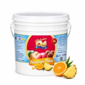Helado CID sabor Naranja Piña 4Lt