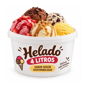 1 Tina de Helado 4 lts (Habana)