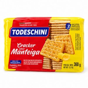 Galleta Cracker Sabor Mantequilla Todeschini 360g