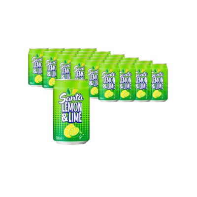 Caja de Refresco Gaseado Santa Limón (24udx330ml)